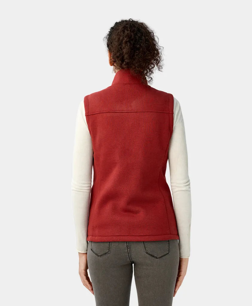 (Open-box) Women's Heated Fleece Vest (Battery Set Not Included)