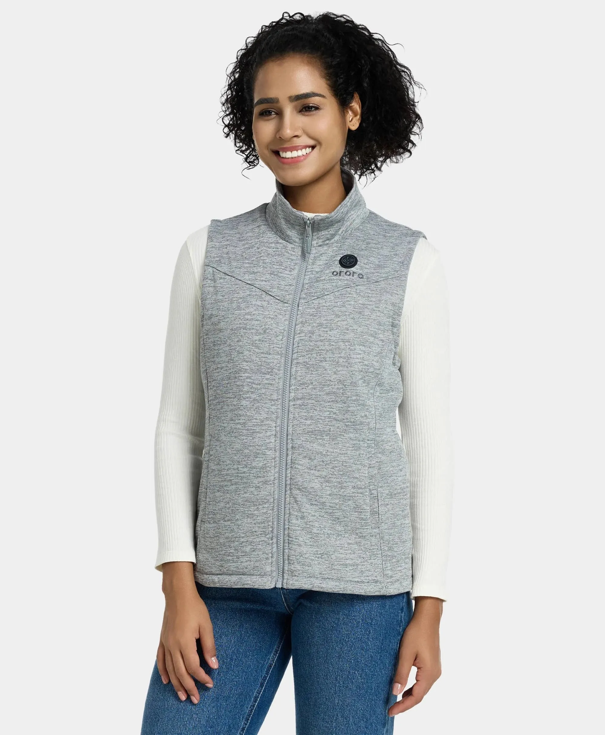 (Open-box) Women's Heated Fleece Vest (Battery Set Not Included)