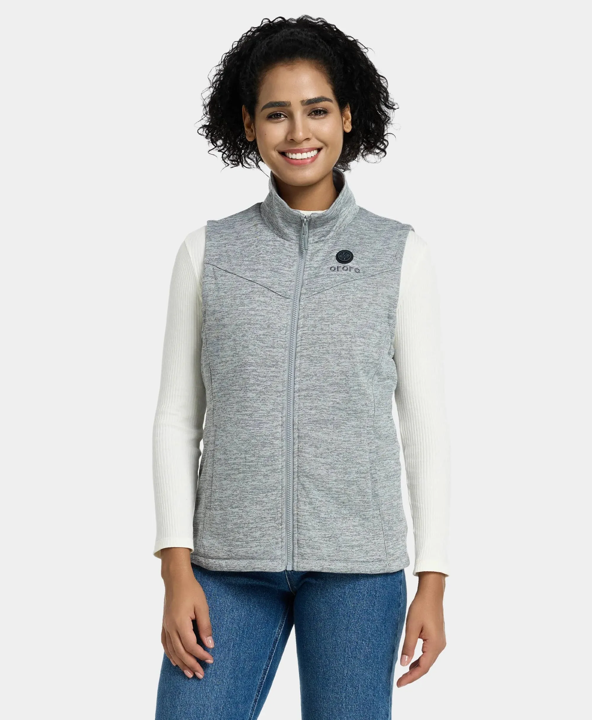 (Open-box) Women's Heated Fleece Vest (Battery Set Not Included)