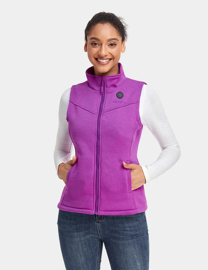 (Open-box) Women's Heated Fleece Vest (Battery Set Not Included)