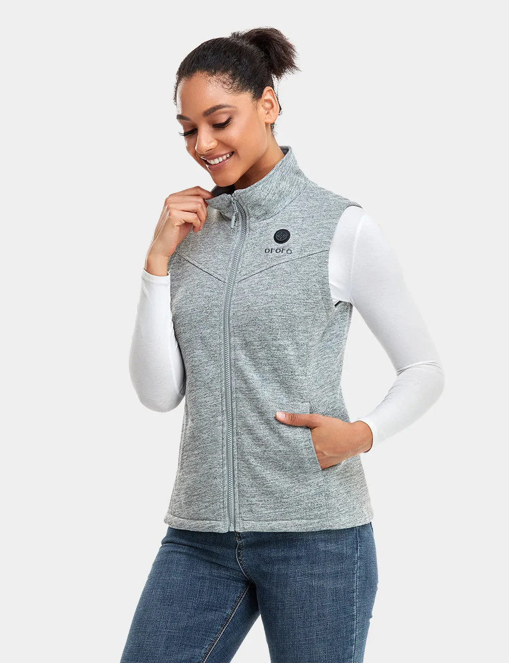 (Open-box) Women's Heated Fleece Vest