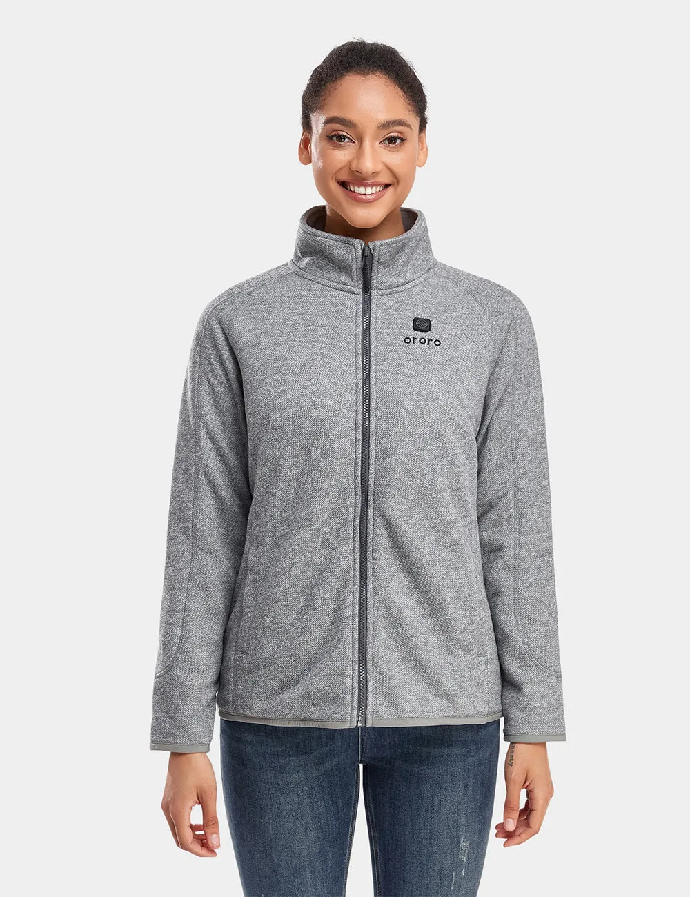 (Open-box) Women's Heated Full-Zip Fleece Jacket