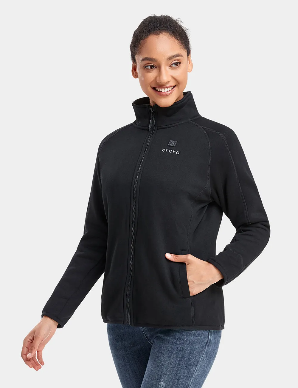 (Open-box) Women's Heated Full-Zip Fleece Jacket