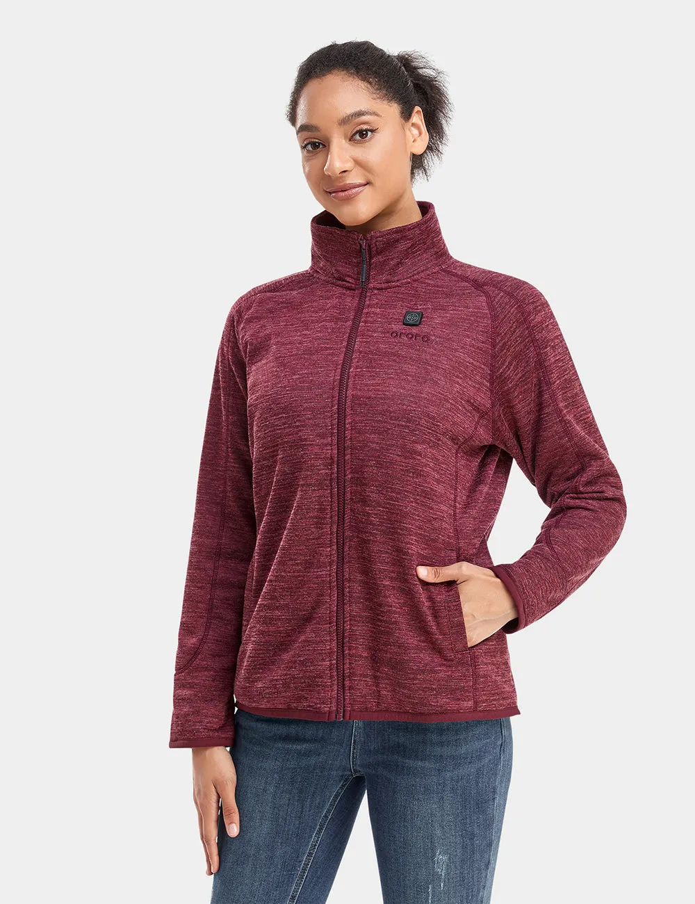 (Open-box) Women's Heated Full-Zip Fleece Jacket