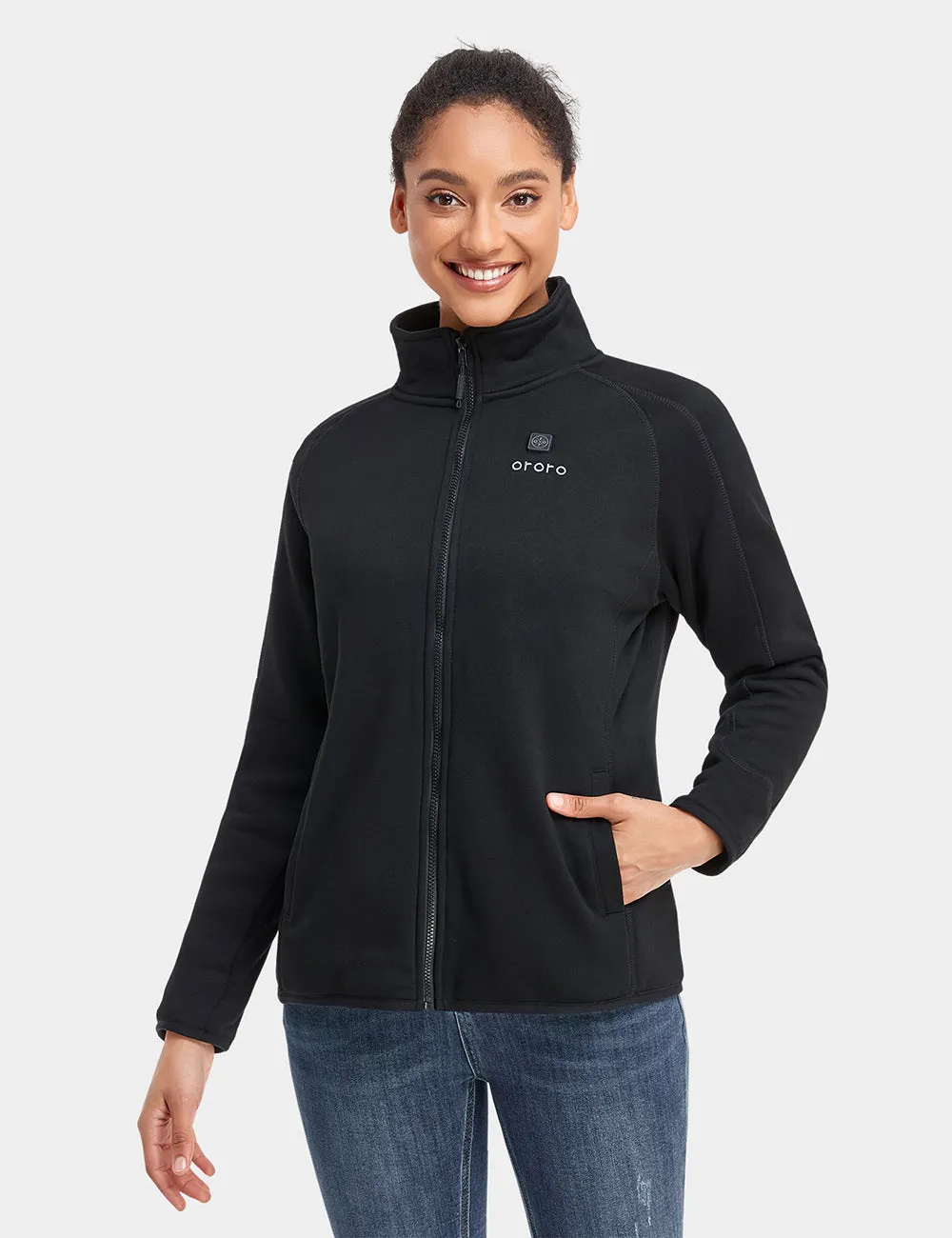 (Open-box) Women's Heated Full-Zip Fleece Jacket