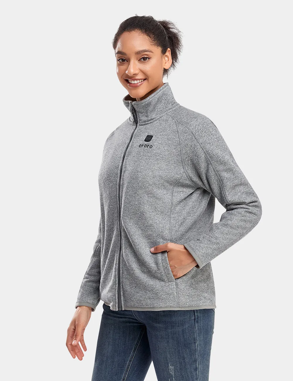 (Open-box) Women's Heated Full-Zip Fleece Jacket