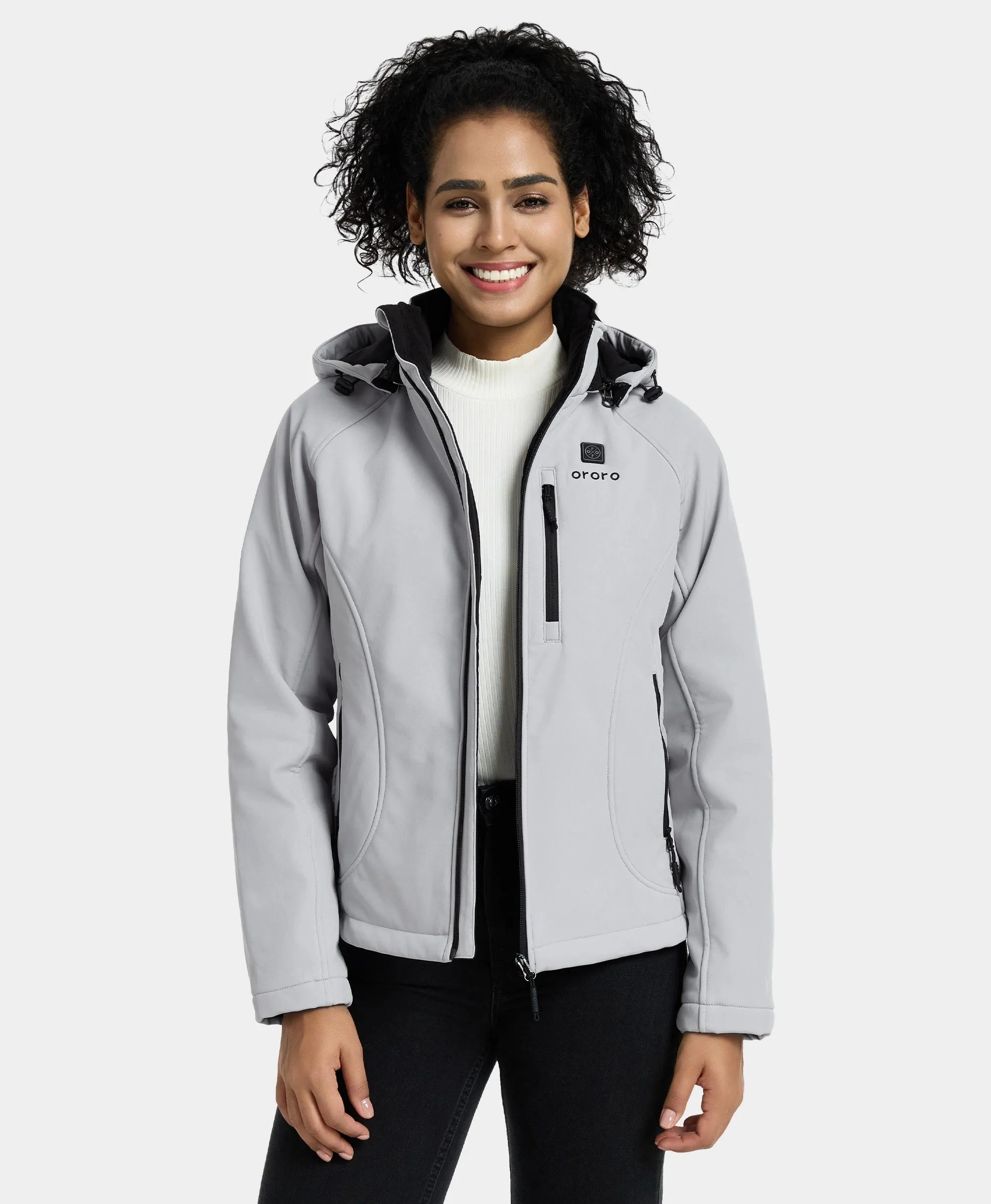 (Open-box) Women's Heated Jacket - 4 Heating Zones (Battery Set Not Included)