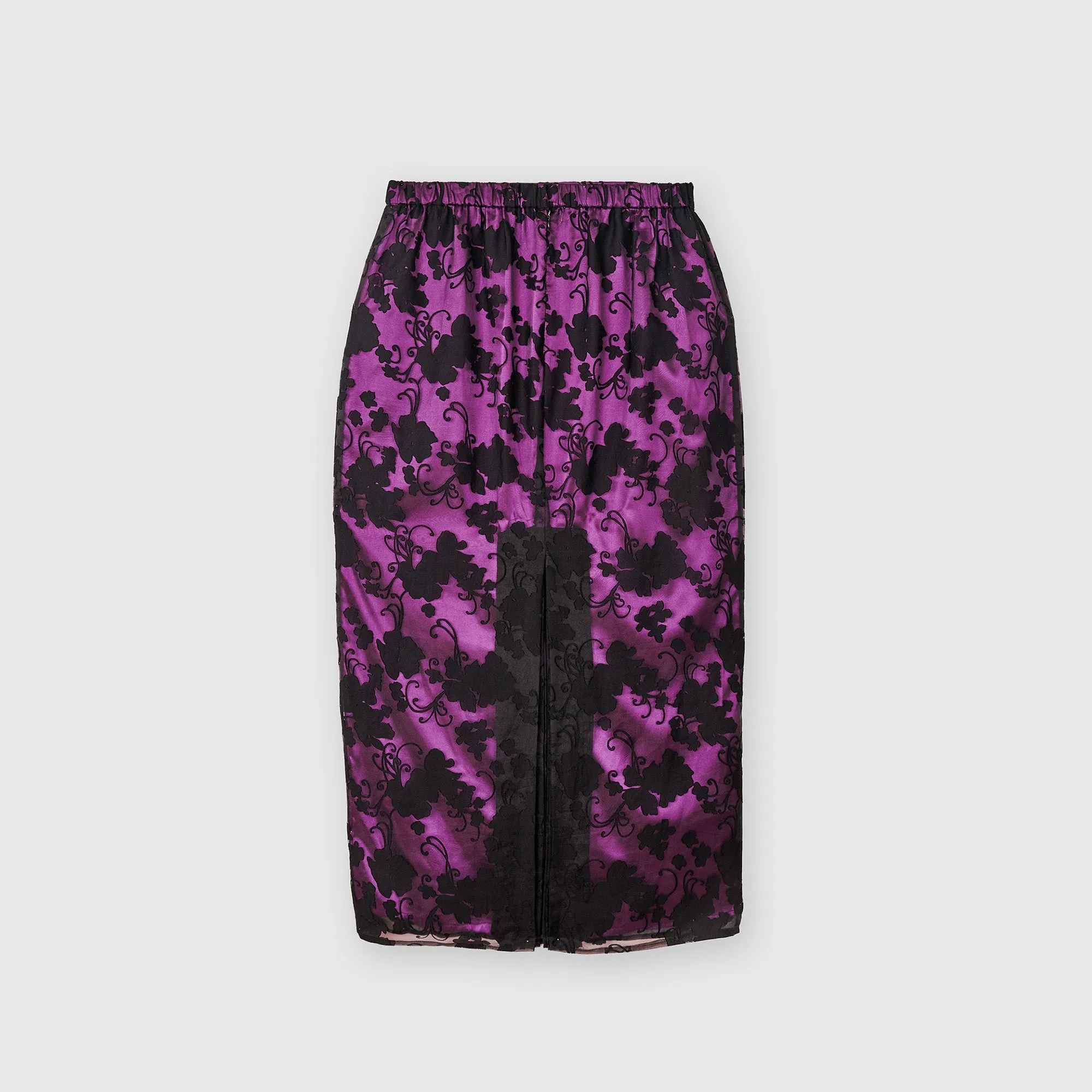 Organza Black Pleated Skirt