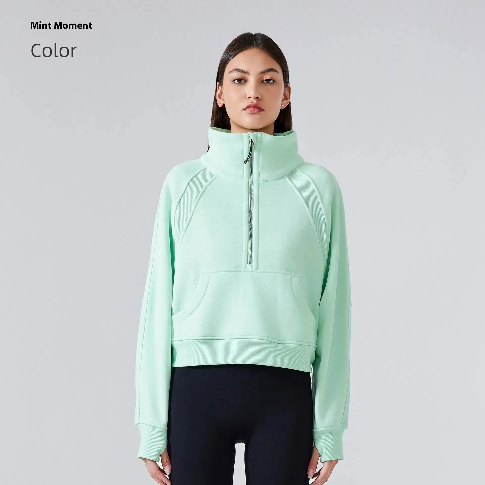 Outer Wear Thermal Fleece Thickening Exercise Sweater jacket