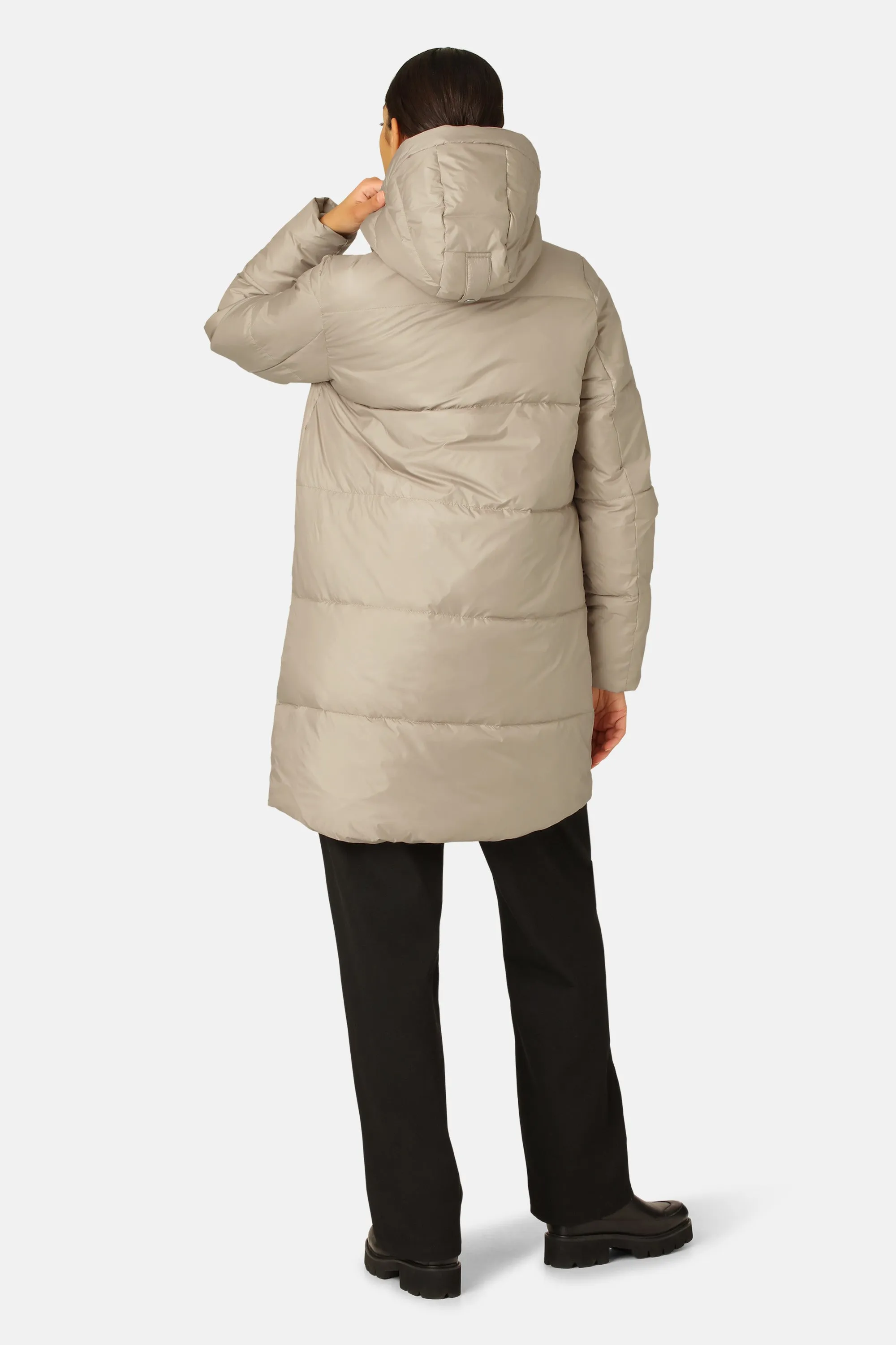 Padded Coat - Cobblestone