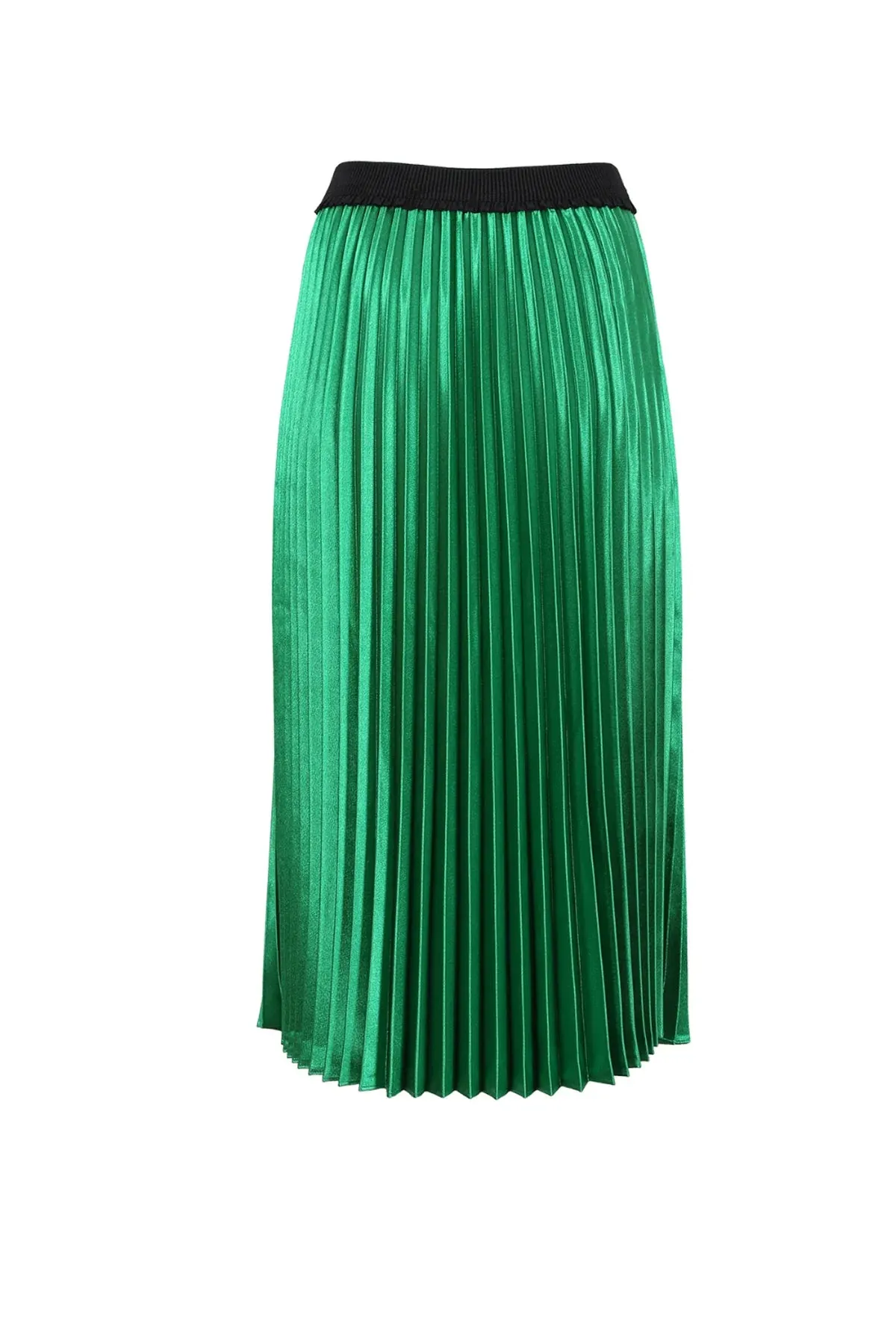 Peace Lily Pleated Skirt - Green