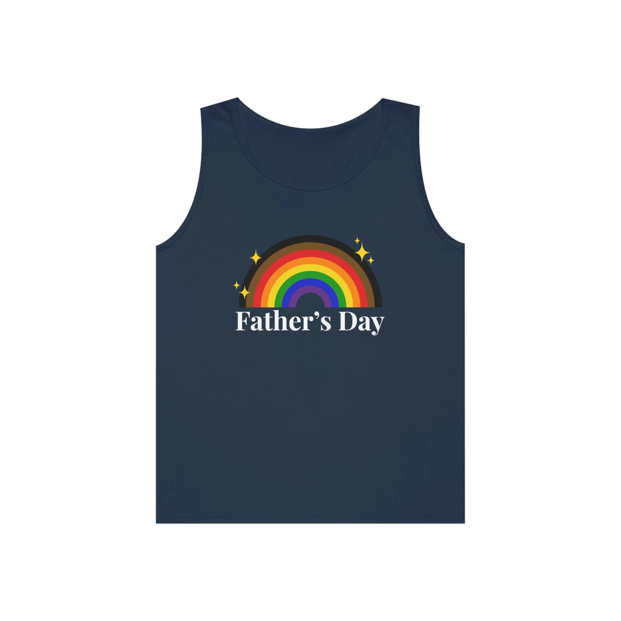 Philadelphia Pride Flag Heavy Cotton Tank Top Unisex Size - Father's Day