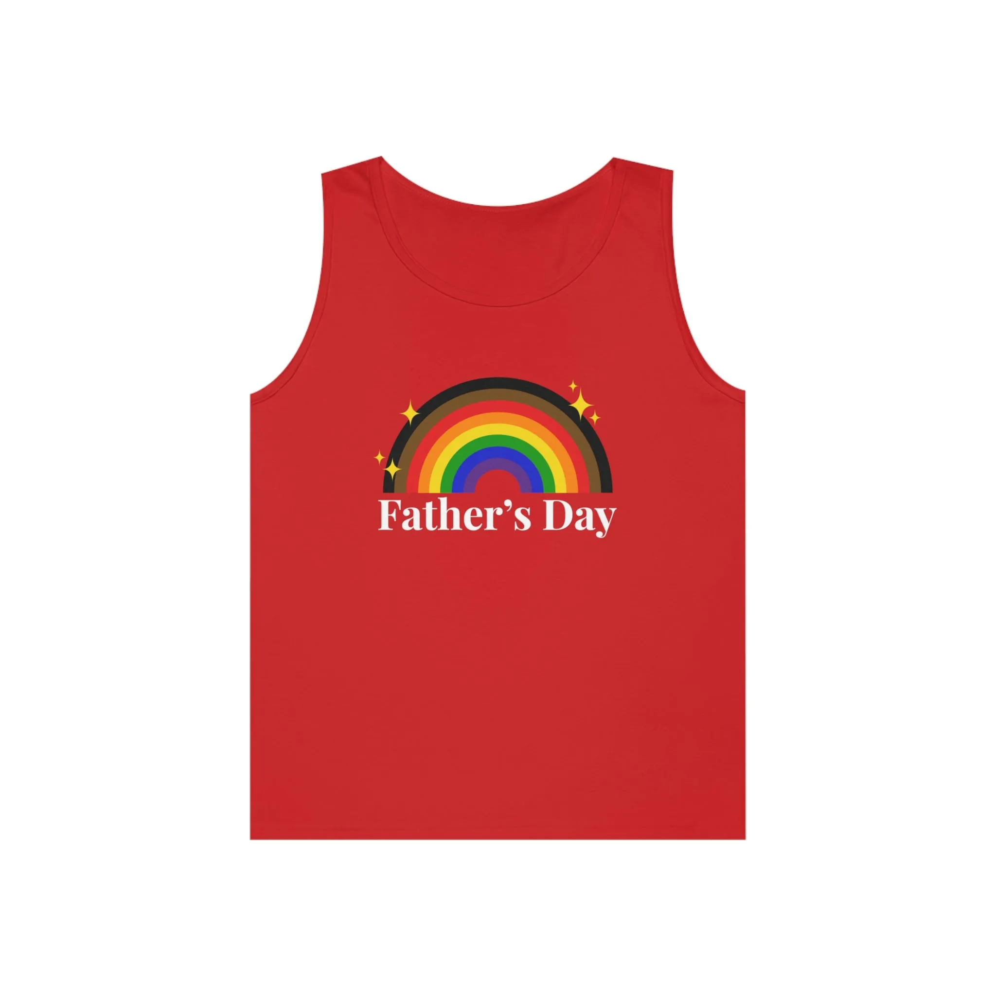 Philadelphia Pride Flag Heavy Cotton Tank Top Unisex Size - Father's Day