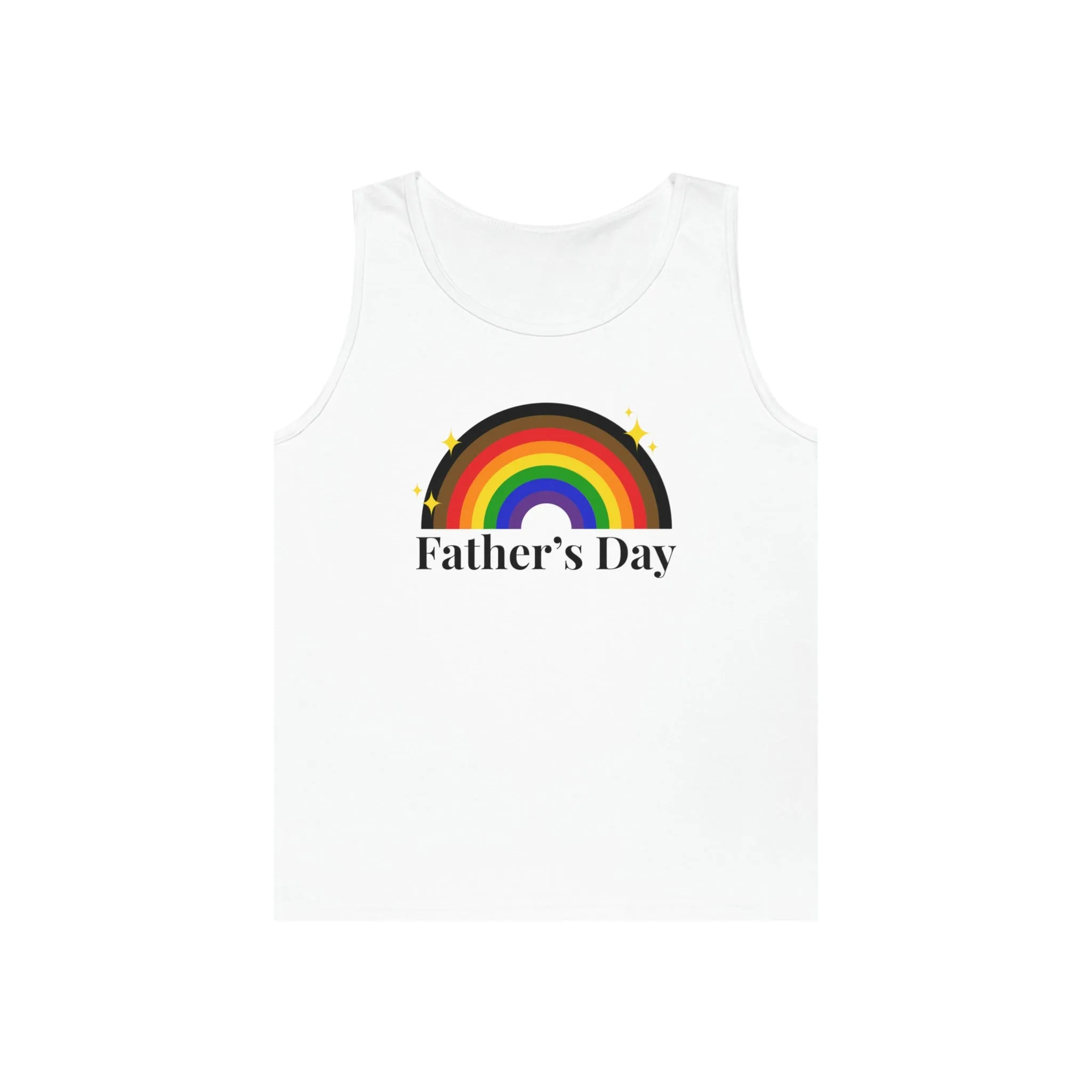 Philadelphia Pride Flag Heavy Cotton Tank Top Unisex Size - Father's Day