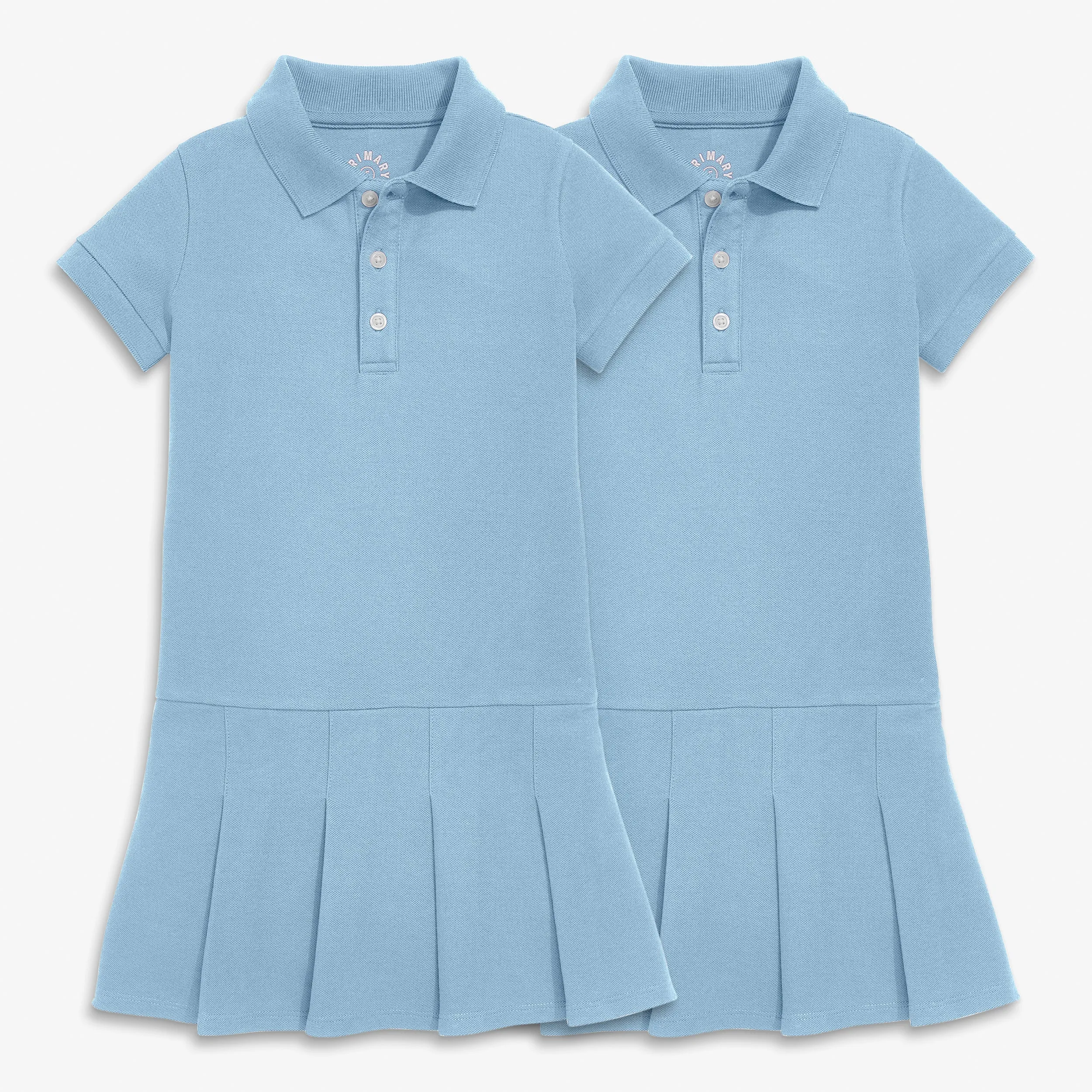 Pique polo dress 2-pack