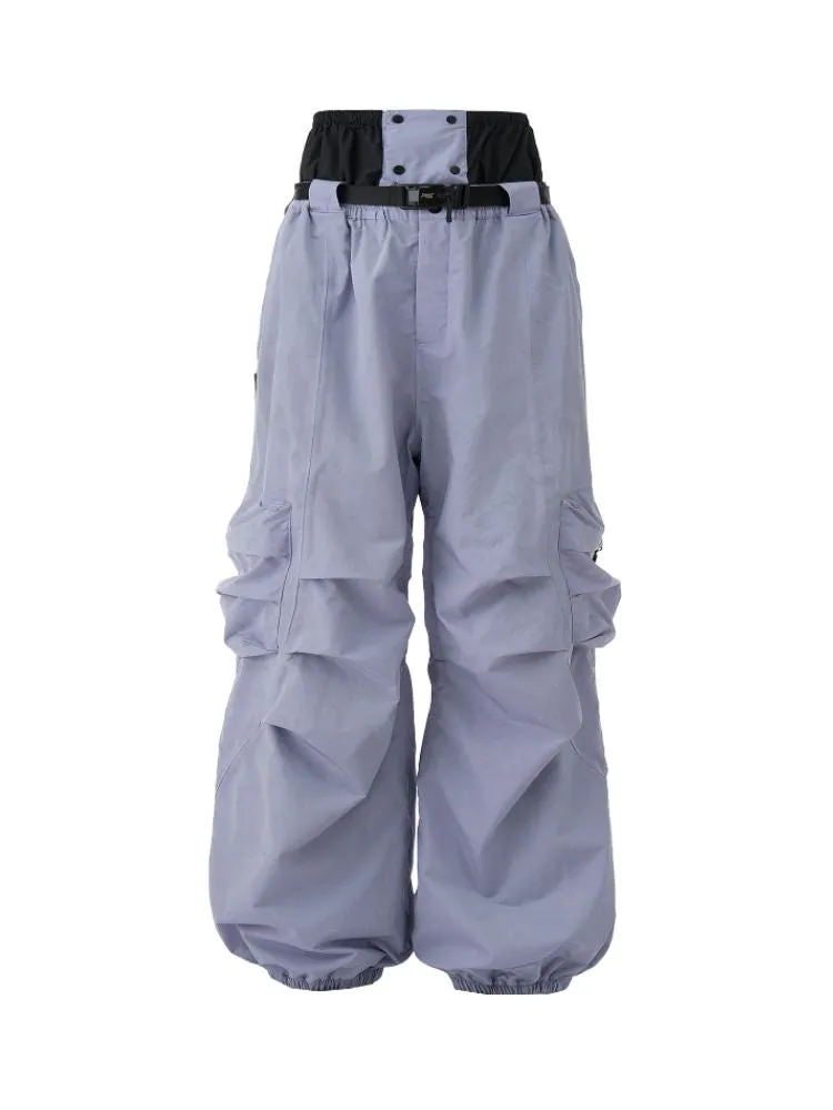 POMT CleanF Wrinkle Baggy Cargo Snow Pants - Women's