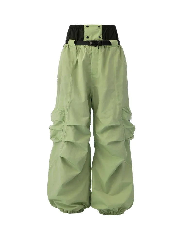 POMT CleanF Wrinkle Baggy Cargo Snow Pants - Women's