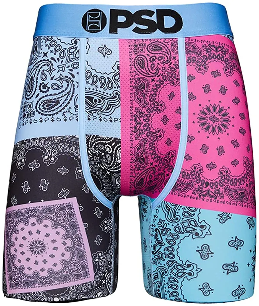 PSD Men's Pop Bandanna Patchwork Boxer Brief