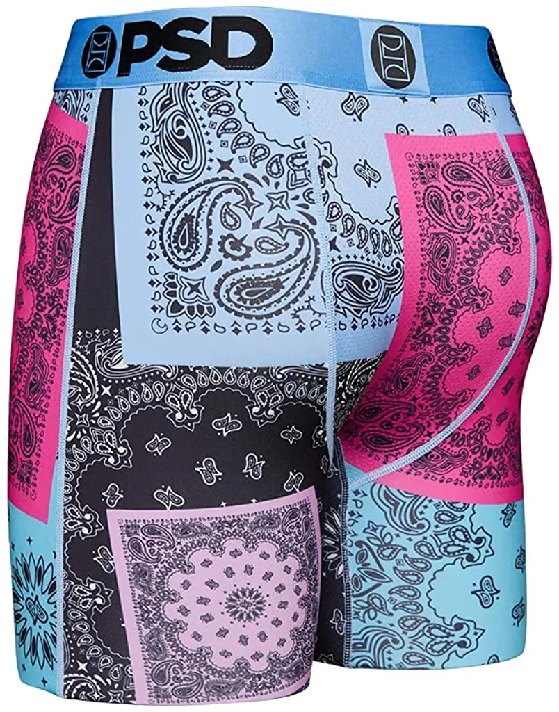 PSD Men's Pop Bandanna Patchwork Boxer Brief