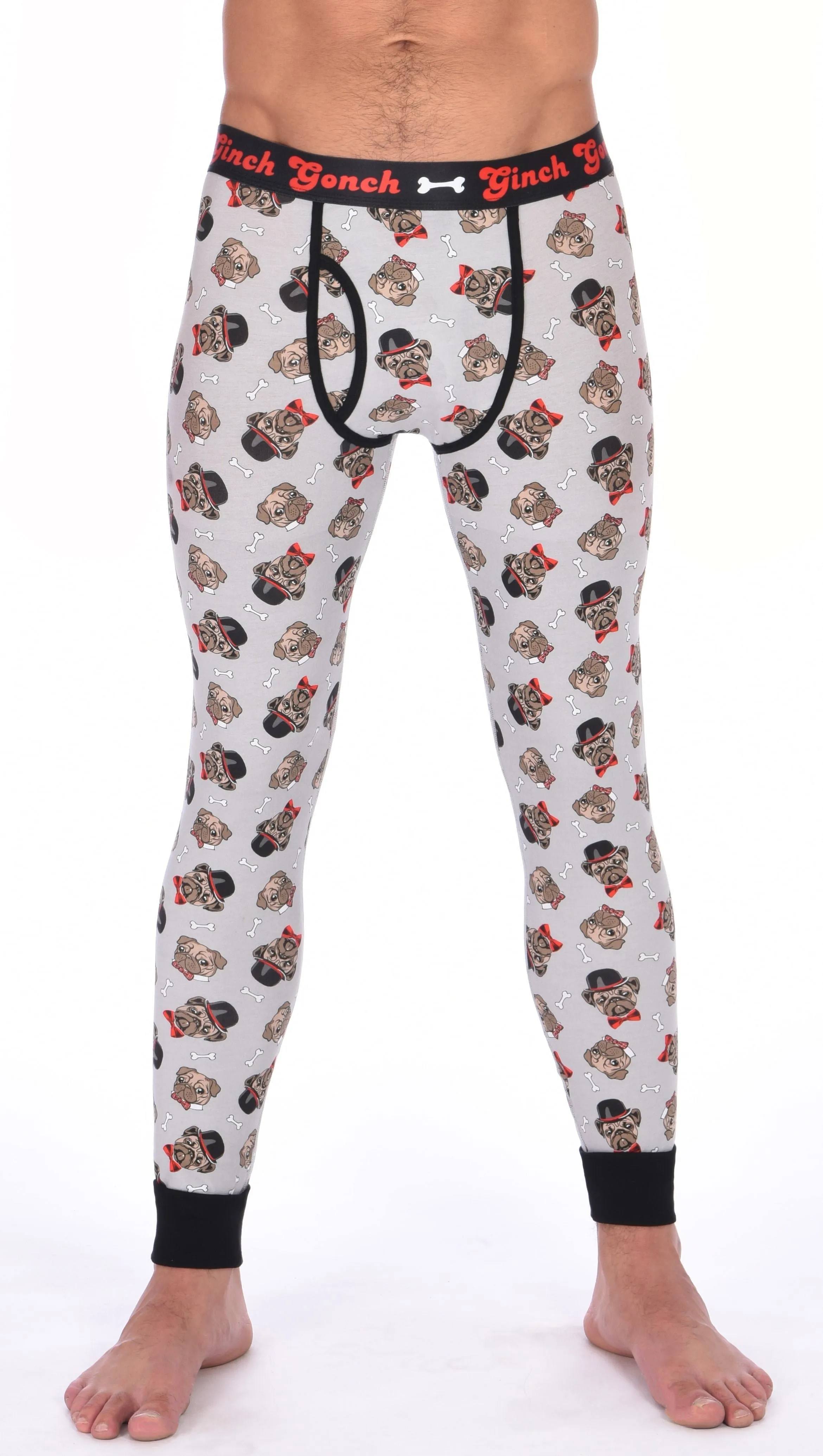 Pug Life Long Johns