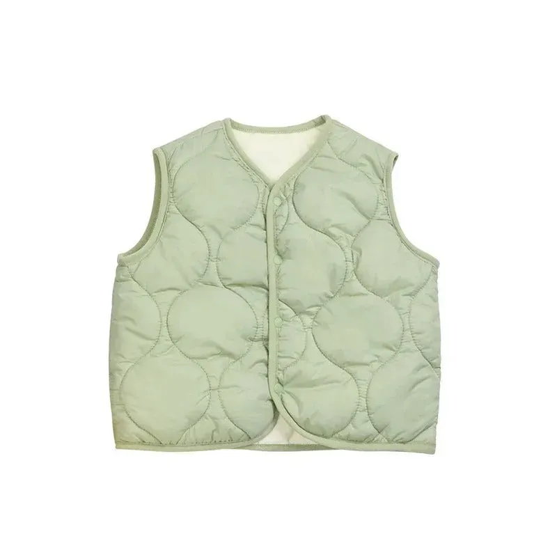 Quilted Winter Baby Vest