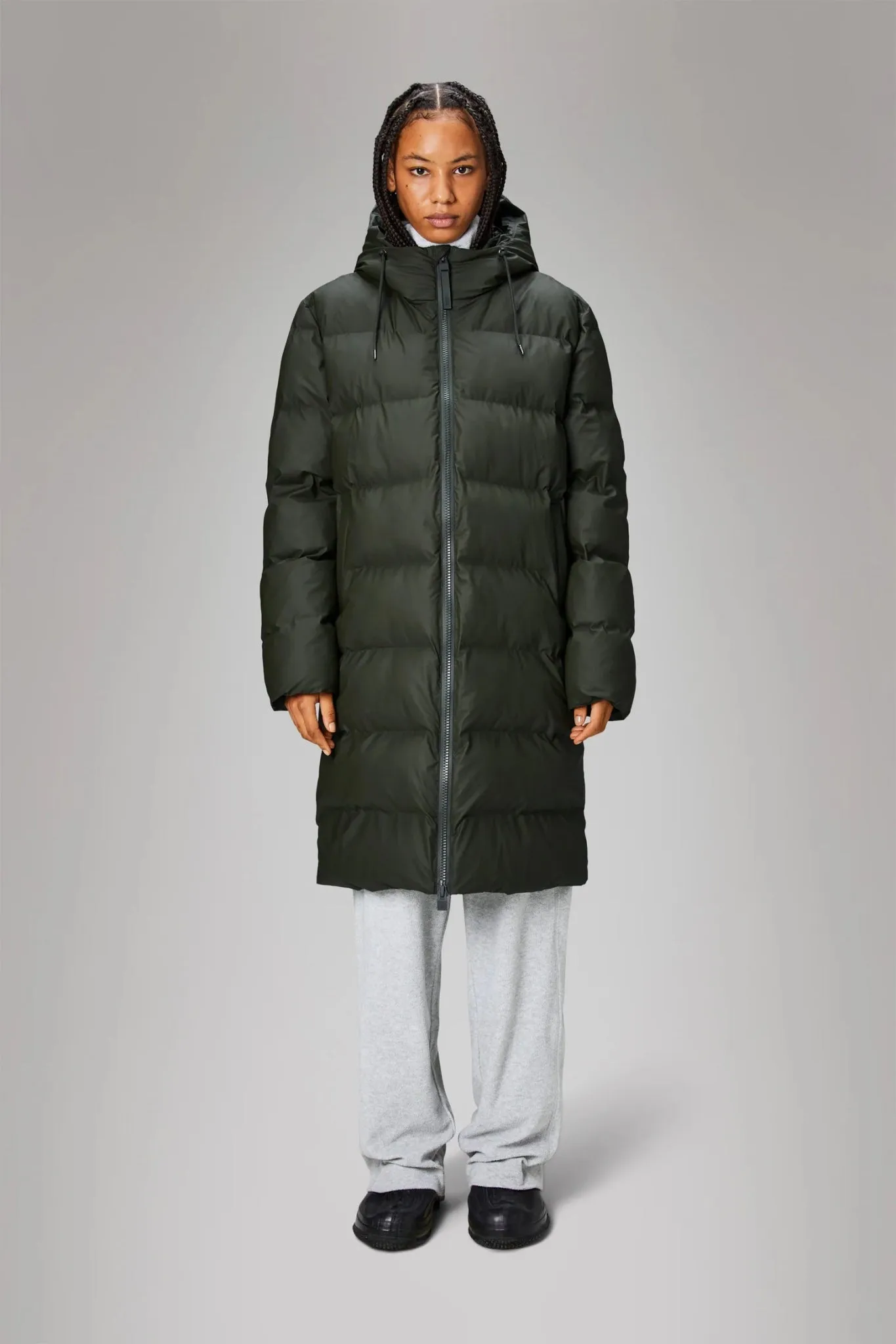 RAINS ALTA Longer Puffer Jacket W3T4