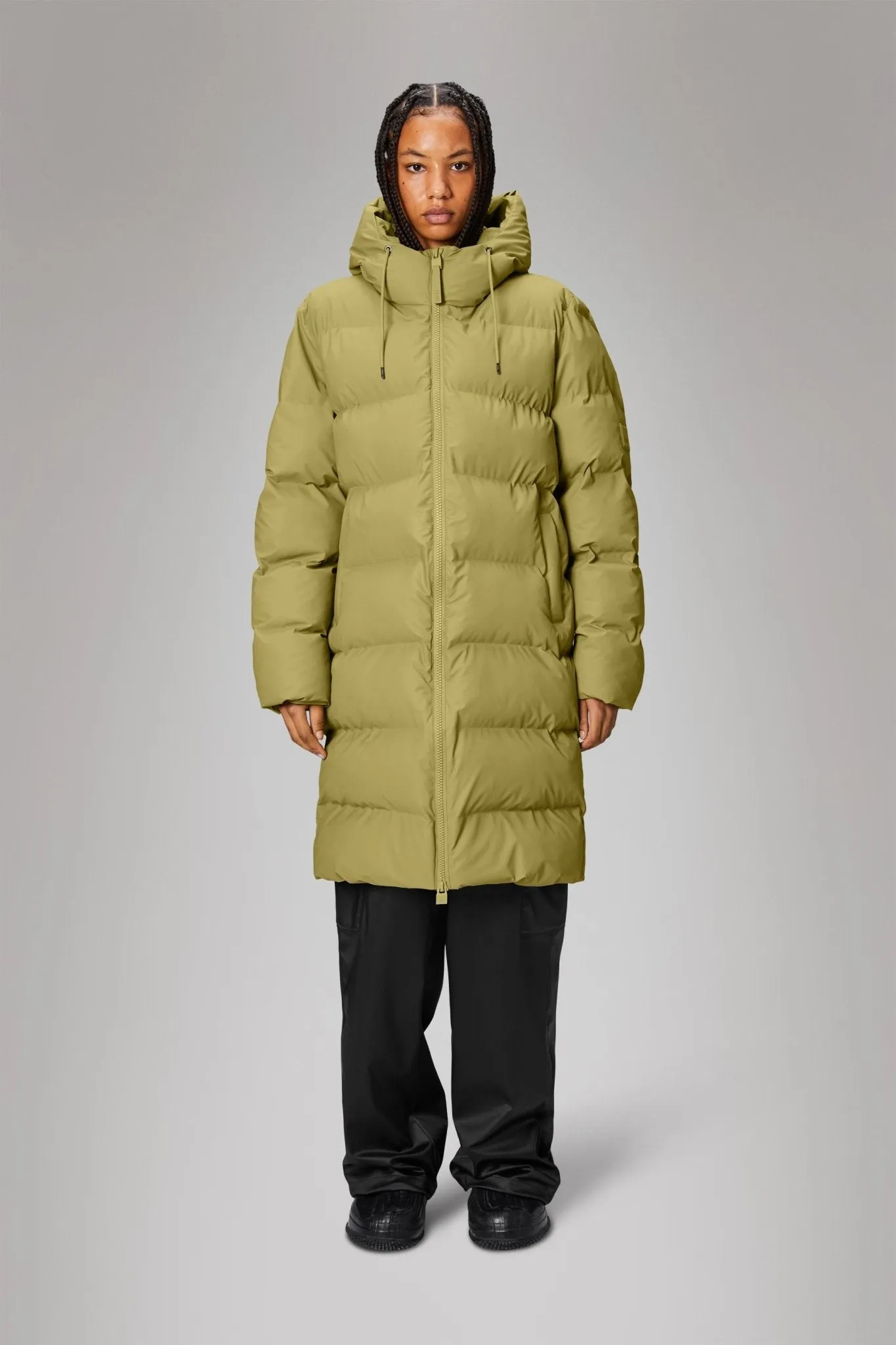 RAINS ALTA Longer Puffer Jacket W3T4