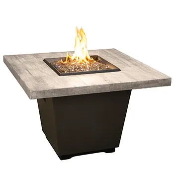 Reclaimed Wood Cosmopolitan Square Fire Table