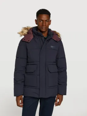 Recycled puff parka