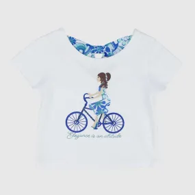 Riding A Bicycle Short-Sleeved T-Shirt