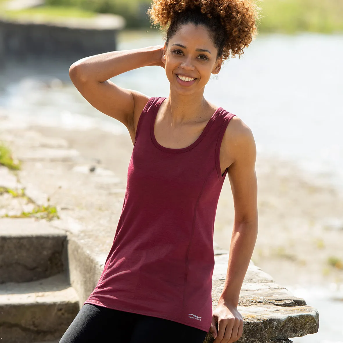 Sleeveless Sports Tank - Organic Merino/Silk (Women’s S-L)