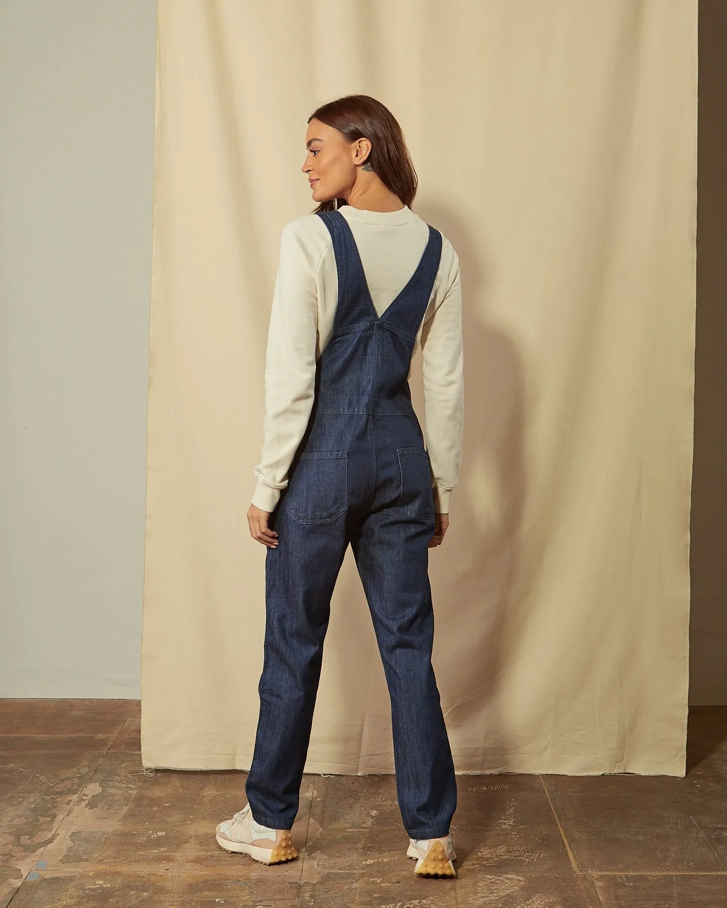 The #2001 full length womens overall - Rinsed