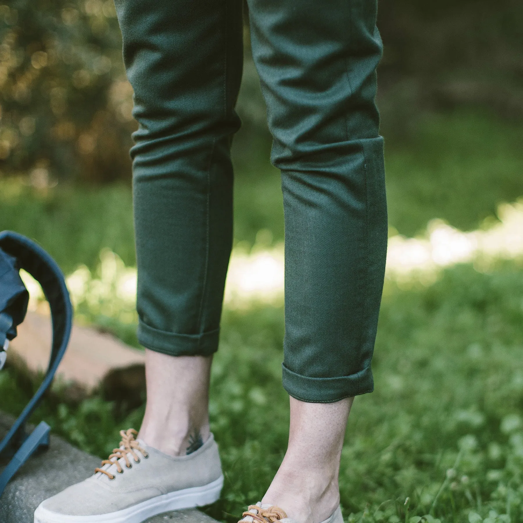 The Civic Chino in Olive Merino 4S