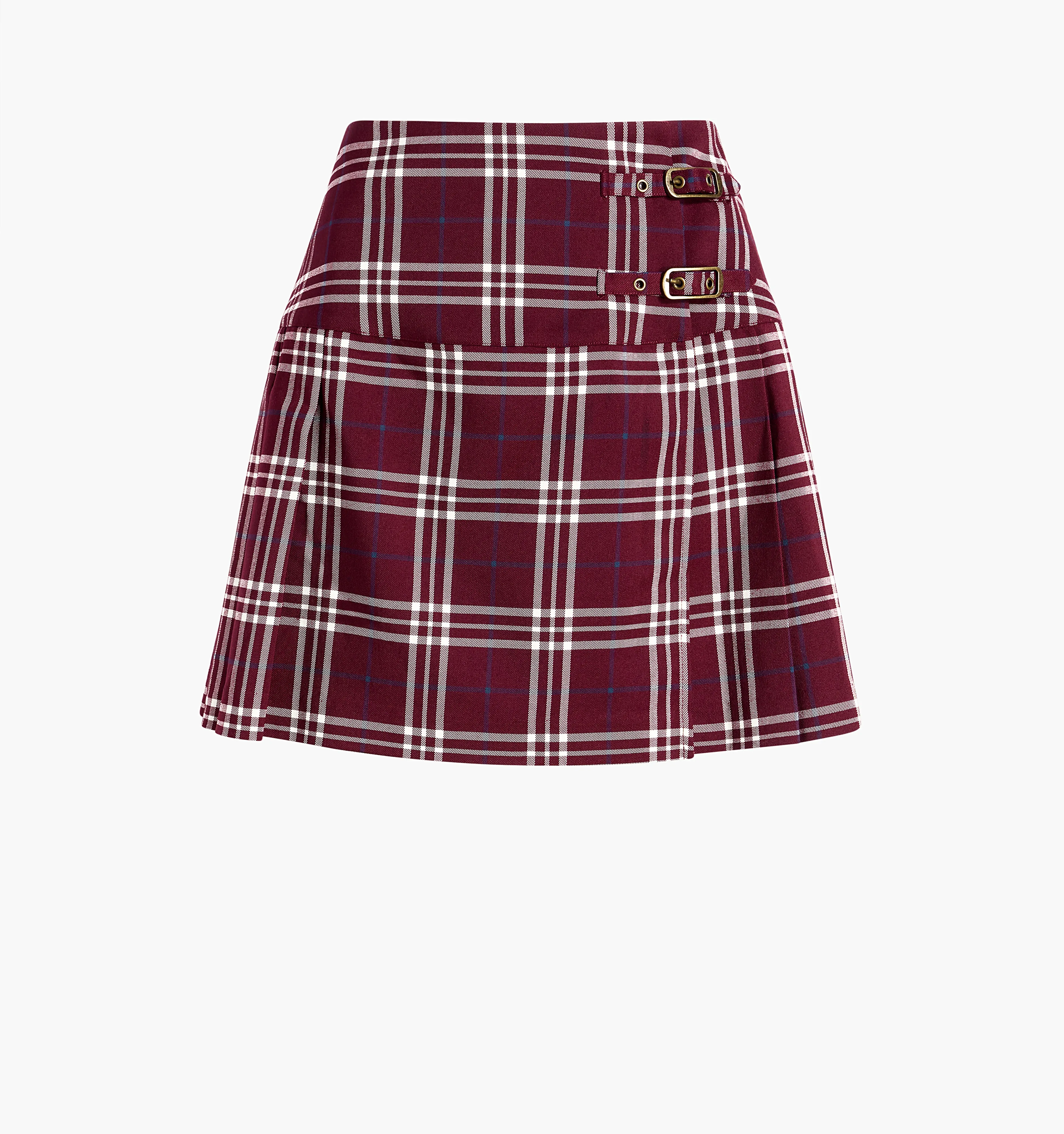 The Inola Skirt - Berry Wallace Plaid