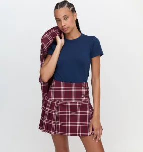 The Inola Skirt - Berry Wallace Plaid