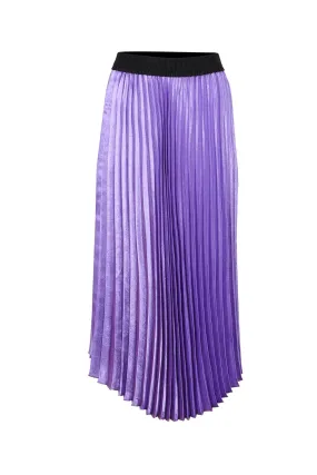 Tiger Lily Pleated Skirt - Lilac