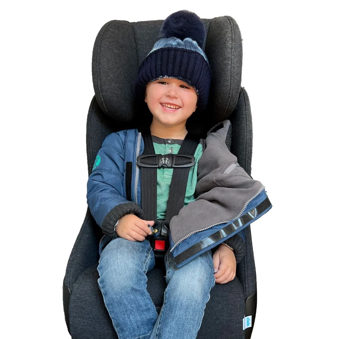 Toasty Car Seat Winter Jacket - Kid, Baby, Toddler Coats