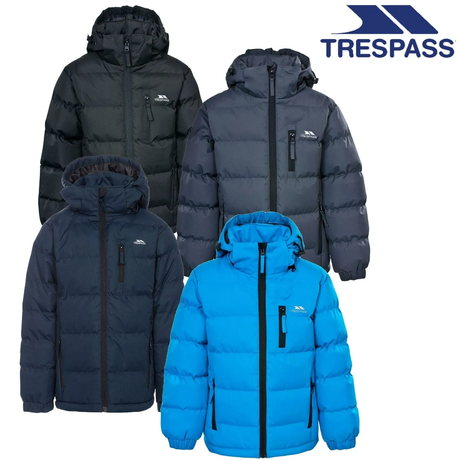 Trespass Tuff Boys Padded Puffa Jacket