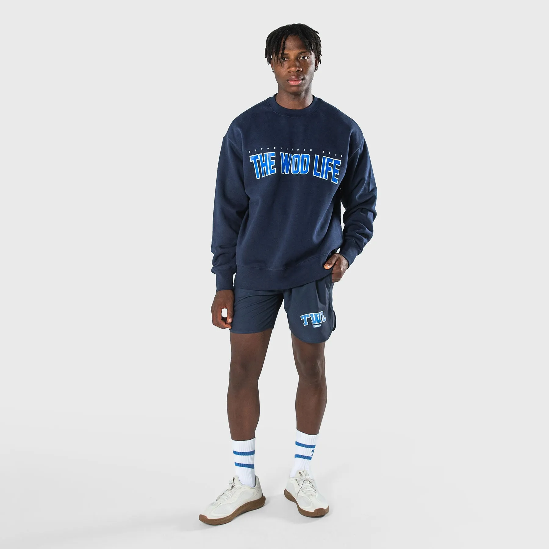 TWL - SUMMIT OVERSIZED CREW - VARSITY/NAVY