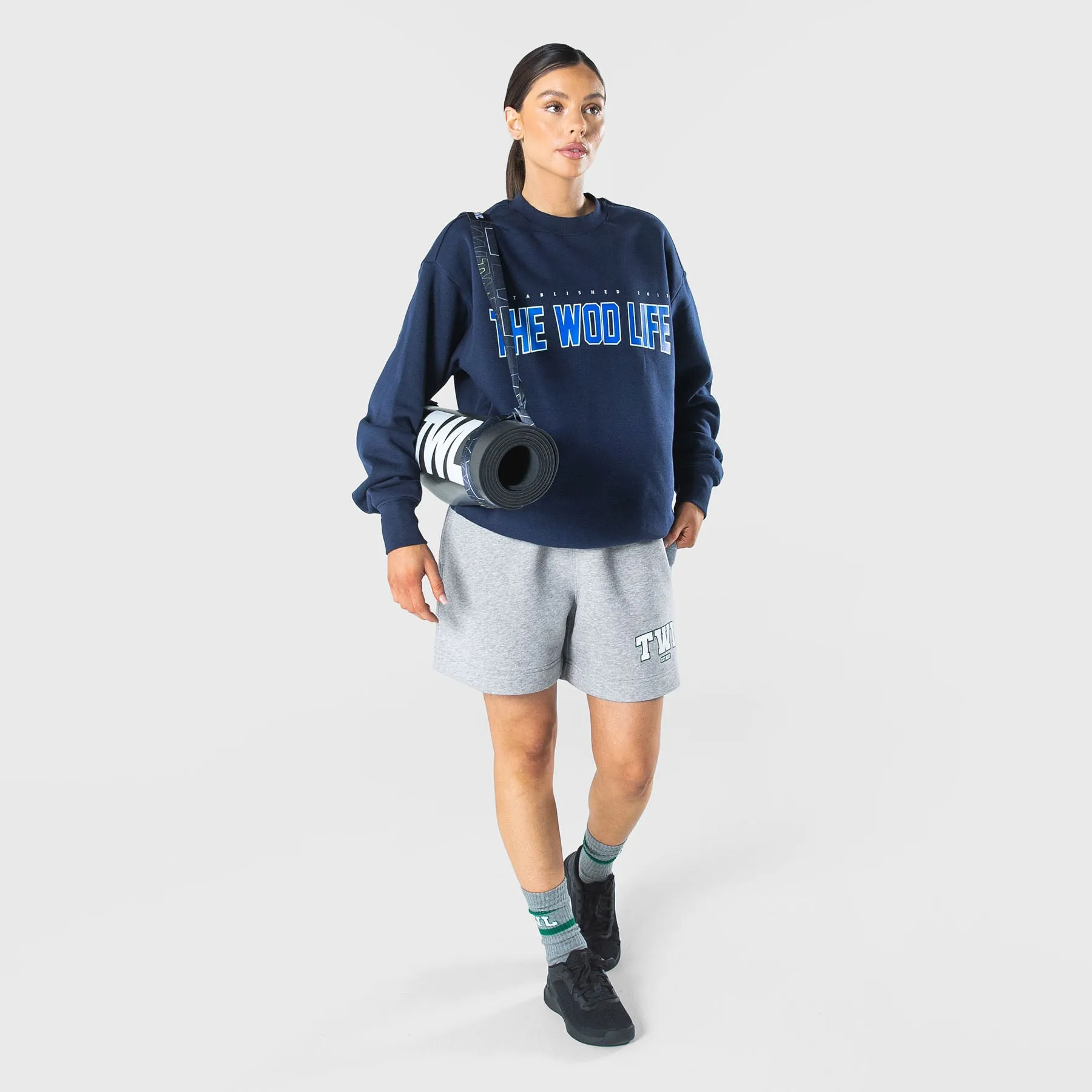 TWL - SUMMIT OVERSIZED CREW - VARSITY/NAVY