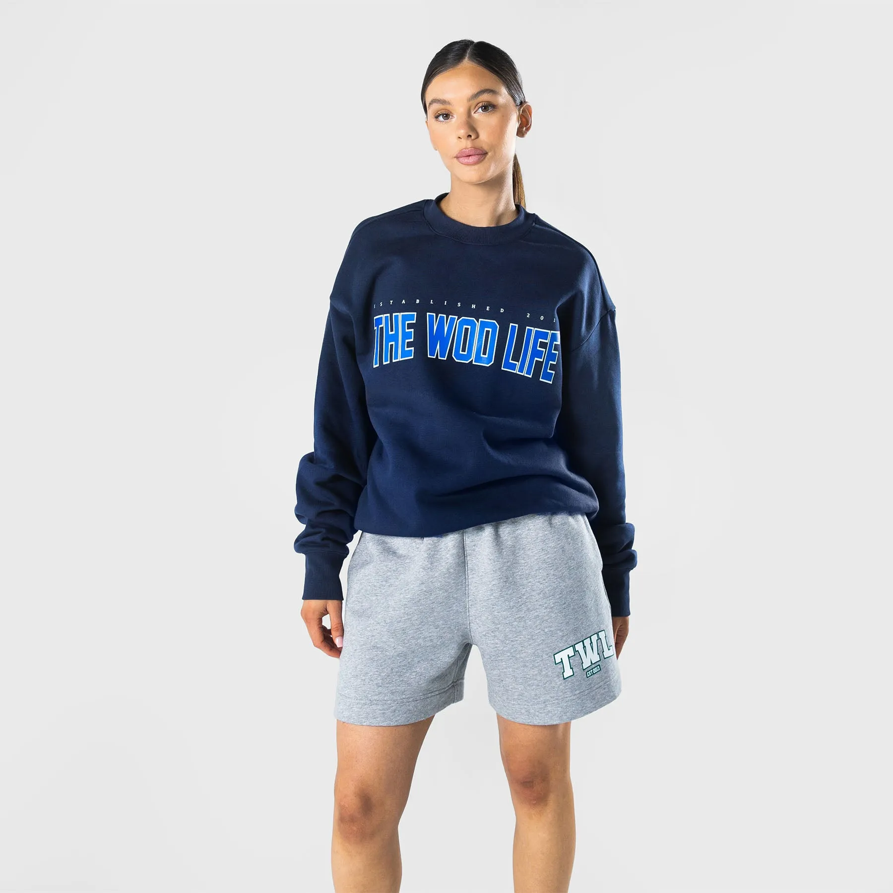 TWL - SUMMIT OVERSIZED CREW - VARSITY/NAVY