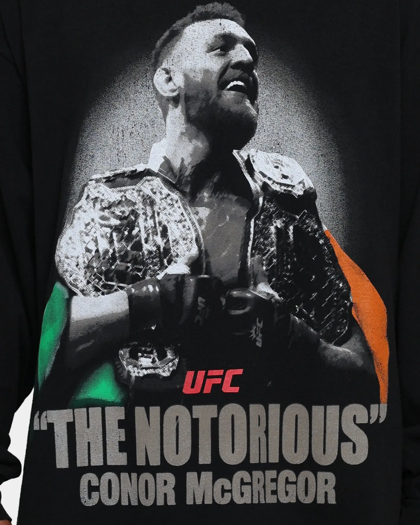 UFC By Goat Crew Conor McGregor Crewneck Black Wash