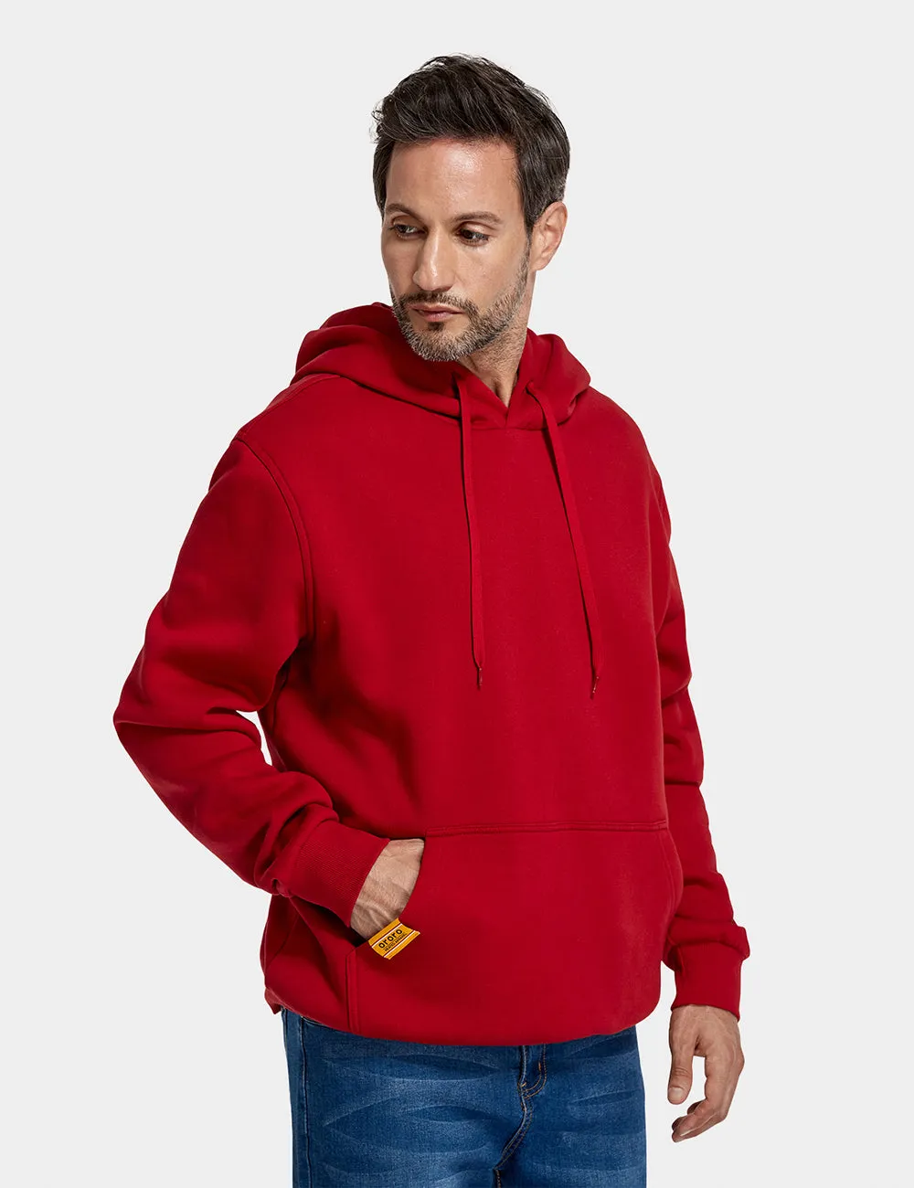 Unisex Heated Pullover Hoodie with Core Heating