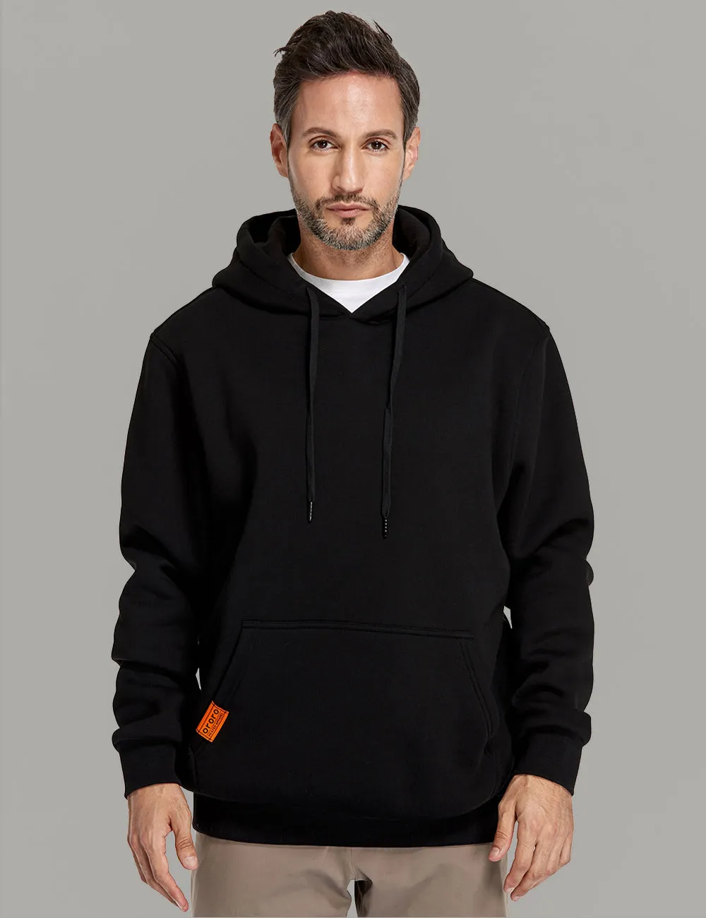 Unisex Heated Pullover Hoodie with Heating on Hand Pockets