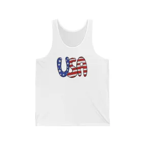 USA Unisex Jersey Tank