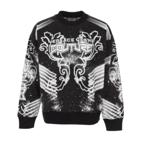 Versace Jeans Couture Galaxy Graphic Logo Sweatshirt