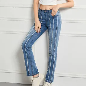 Vintage Oversized High Elastic Cargo Jeans