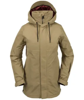 Volcom Women's Paxson 2L Tds Inf Jacket Dark Khaki 2024