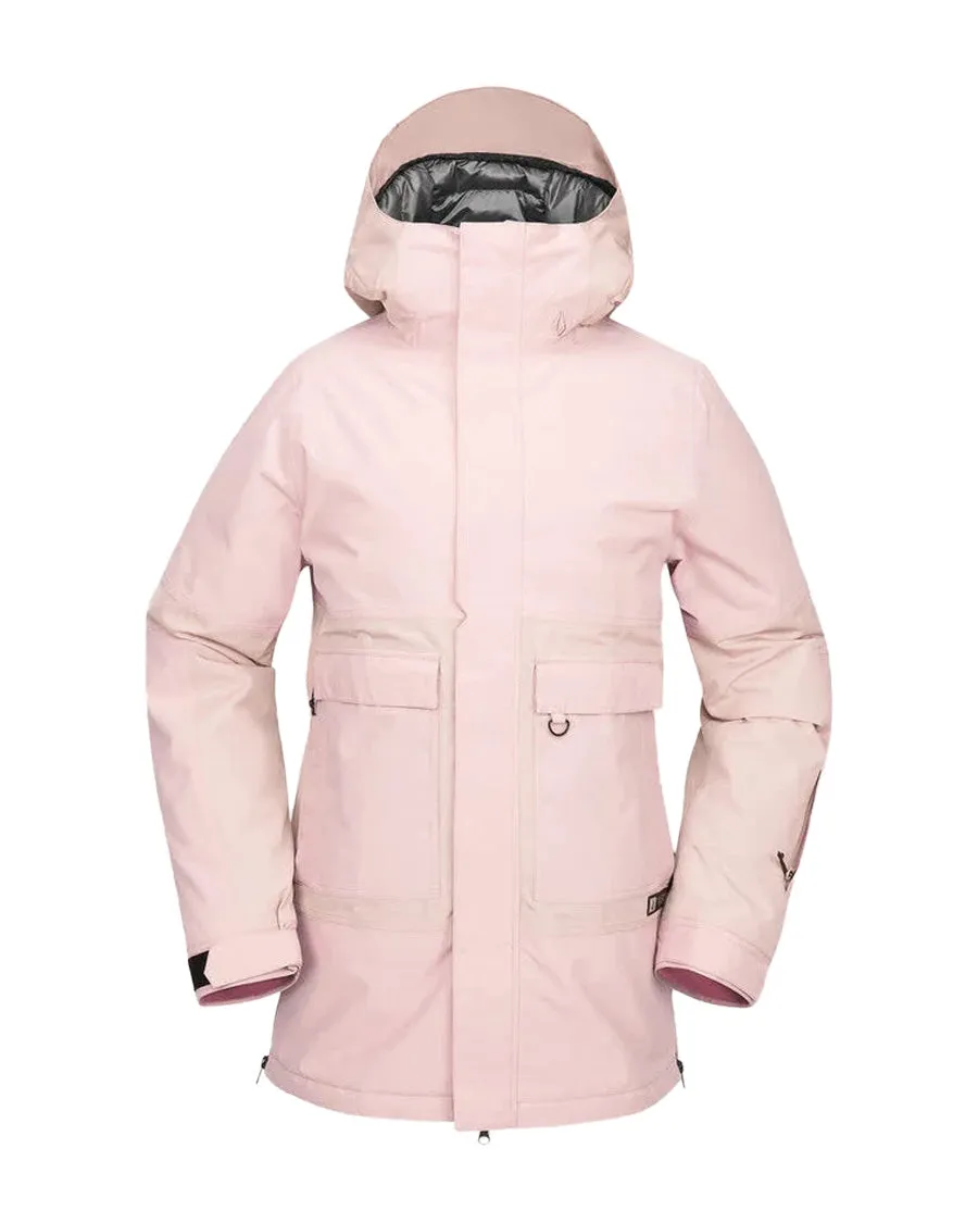 Volcom Women's Paxson 2L Tds Inf Parka Adobe Rose Smp 2025