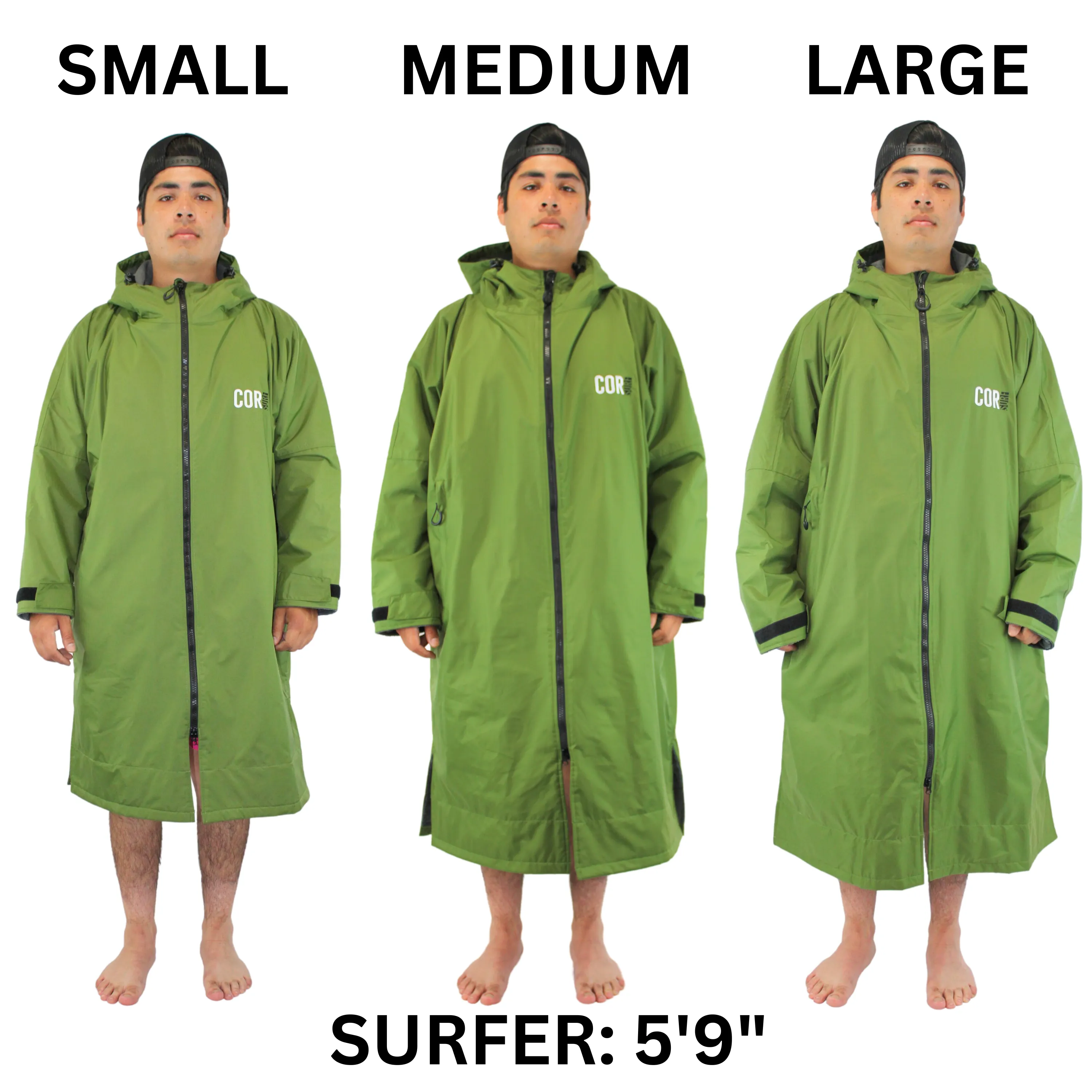 Waterproof Swim Parka (COR Green)